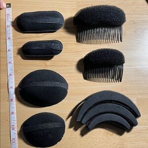 Black Hair Styling Accessories Set